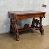 19th Century American Victorian Renaissance Revival Walnut Library Desk Product Image
