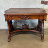 19th Century American Victorian Renaissance Revival Walnut Library Desk Product Image
