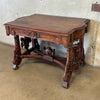 19th Century American Victorian Renaissance Revival Walnut Library Desk Product Image