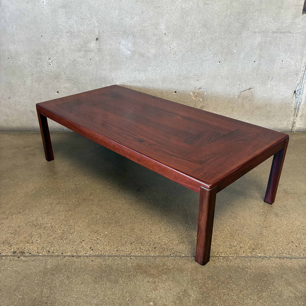 Vintage Mid Century Modern Danish Rosewood Coffee Table by Vejle Stole Mobelfabrik