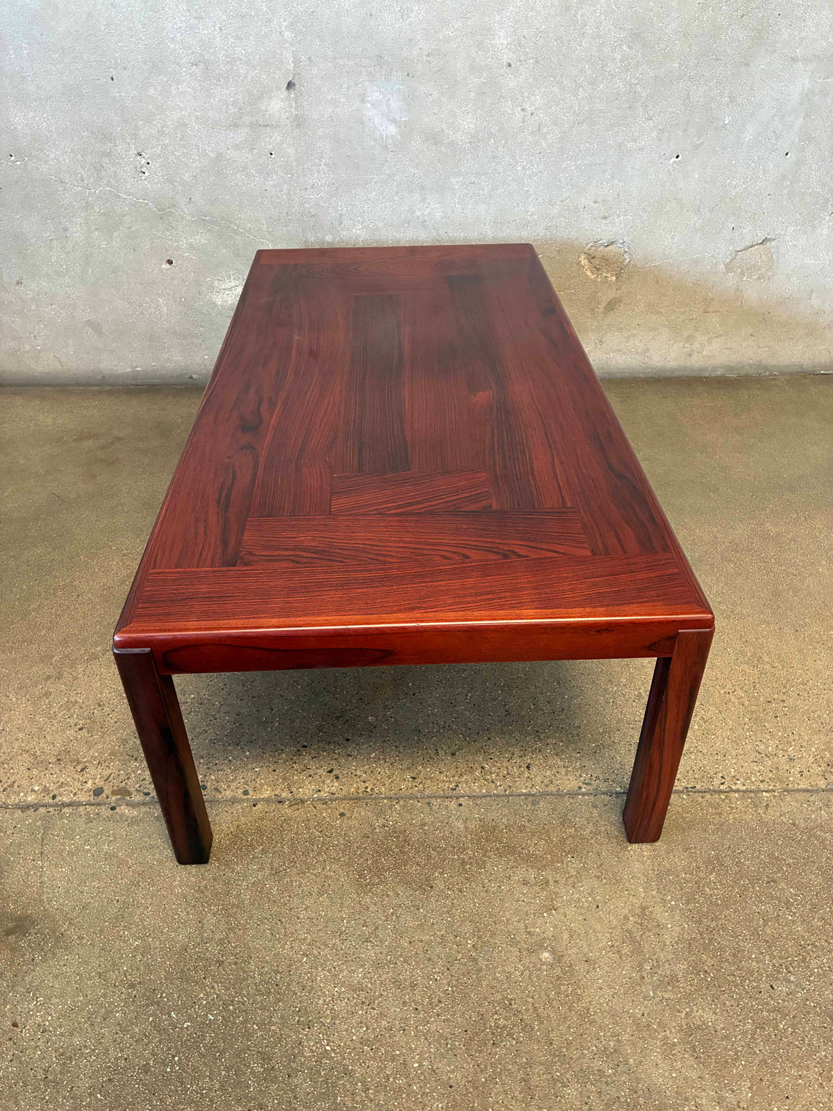 Vintage MCM Danish Rosewood Coffee Table by Vejle Stole Mobelfabrik