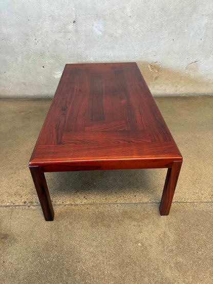 Vintage MCM Danish Rosewood Coffee Table by Vejle Stole Mobelfabrik