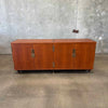 Mid Century Teak & Walnut Credenza by Baker Furniture Product Image