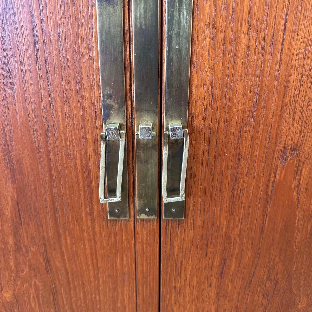 Mid Century Teak & Walnut Credenza by Baker Furniture
