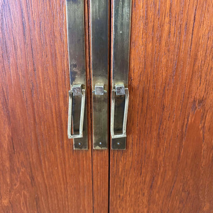 Mid Century Teak & Walnut Credenza by Baker Furniture