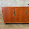 Mid Century Teak & Walnut Credenza by Baker Furniture Product Image