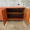 Mid Century Teak & Walnut Credenza by Baker Furniture Product Image