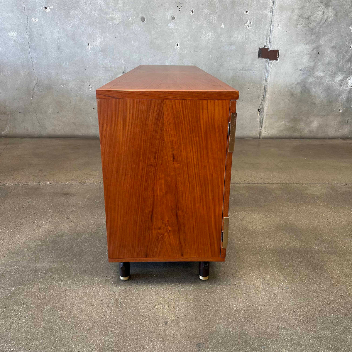 Mid Century Teak & Walnut Credenza by Baker Furniture