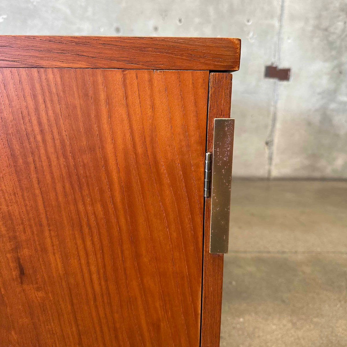 Mid Century Teak & Walnut Credenza by Baker Furniture