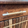 Vintage "3 Drawer Buffet" by Pacific Green - Palmwood w/ Leather Bindings Product Image