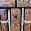 Vintage "3 Drawer Buffet" by Pacific Green - Palmwood w/ Leather Bindings Product Image