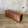 Vintage "3 Drawer Buffet" by Pacific Green - Palmwood w/ Leather Bindings Product Image