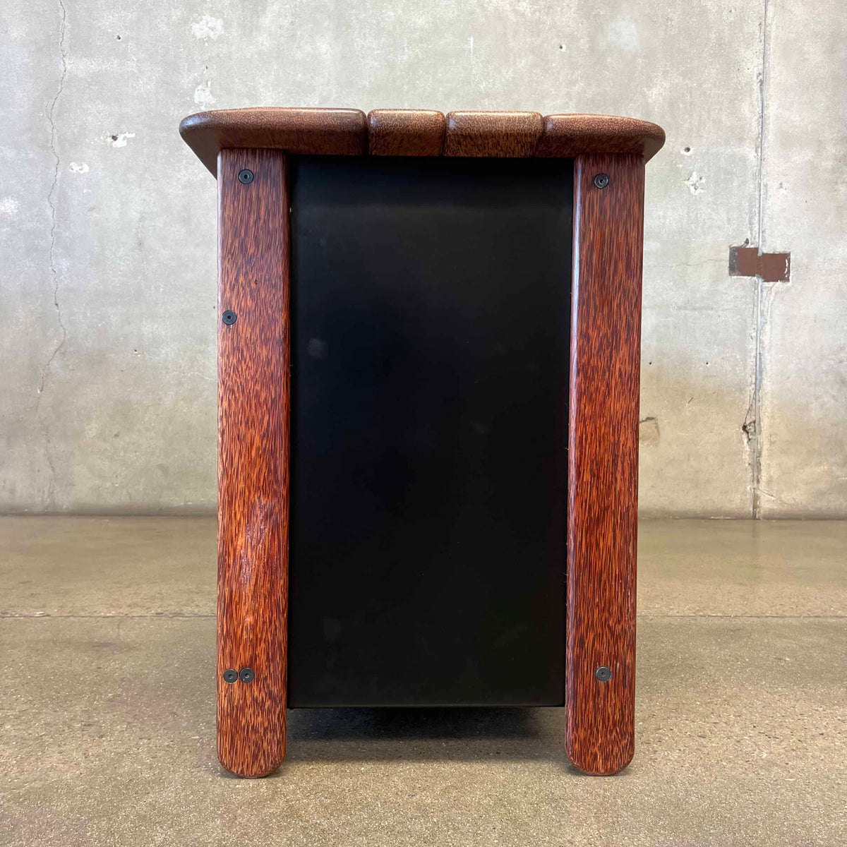 Vintage "3 Drawer Buffet" by Pacific Green - Palmwood w/ Leather Bindings