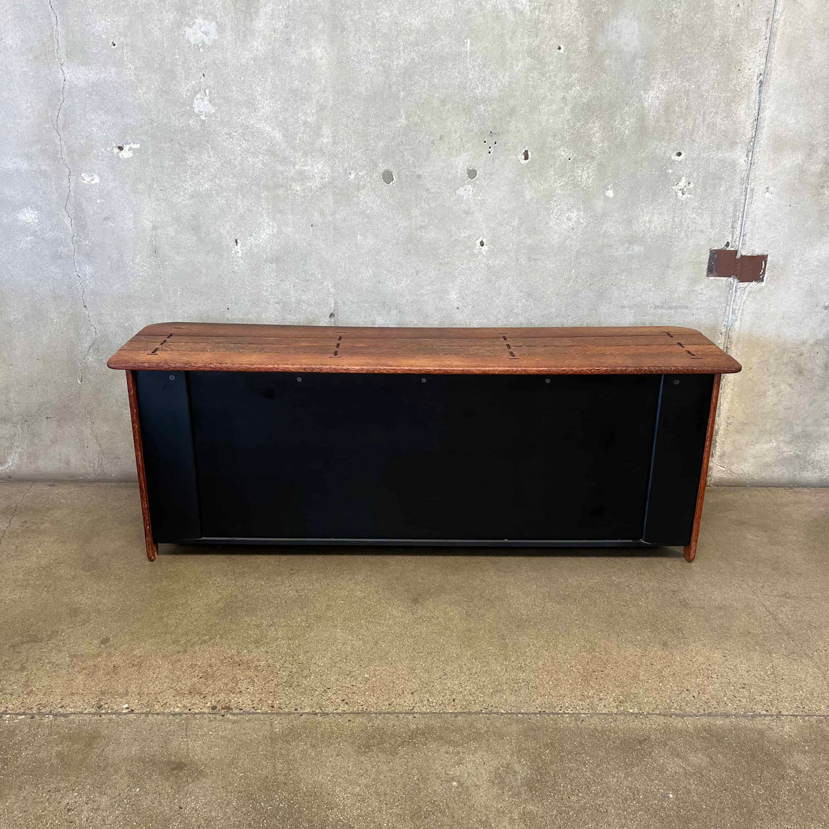 Vintage "3 Drawer Buffet" by Pacific Green - Palmwood w/ Leather Bindings