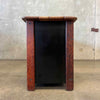 Vintage "3 Drawer Buffet" by Pacific Green - Palmwood w/ Leather Bindings Product Image