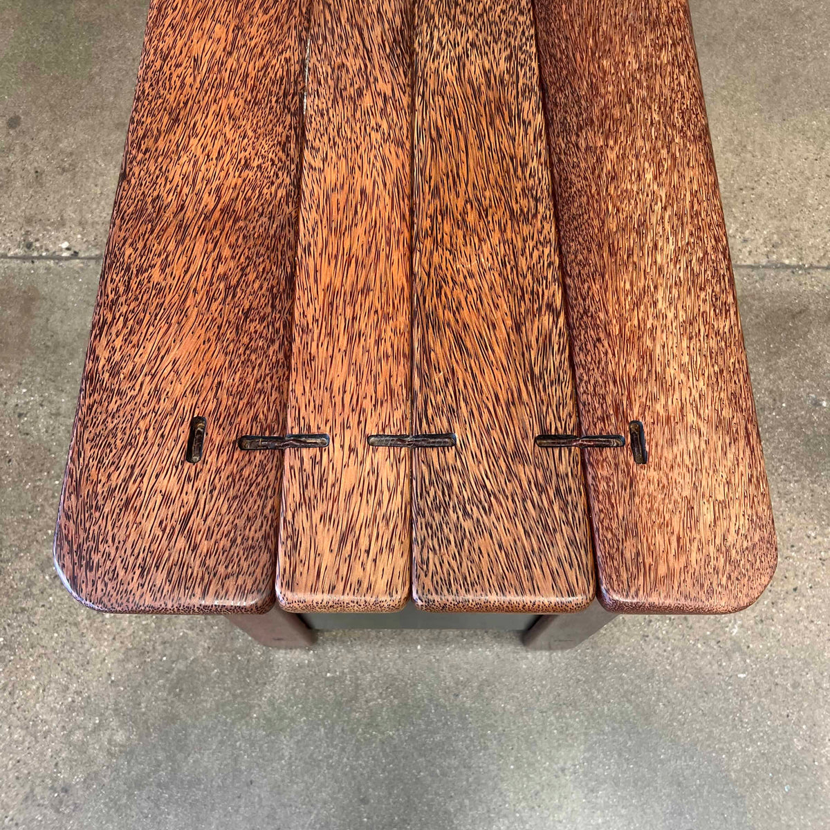 Vintage "3 Drawer Buffet" by Pacific Green - Palmwood w/ Leather Bindings