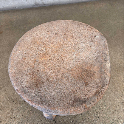 Folk Art Palm & Birch Foot Stool - 20th Century