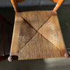 Vintage Walnut Ladder Back Dining Chairs (Set Of 4) Product Image