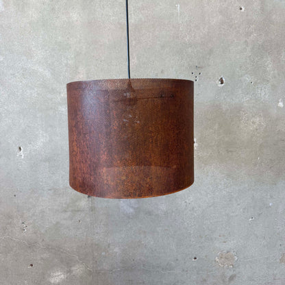Industrial Corton Steel Perforated & Drum Pendant Lamp