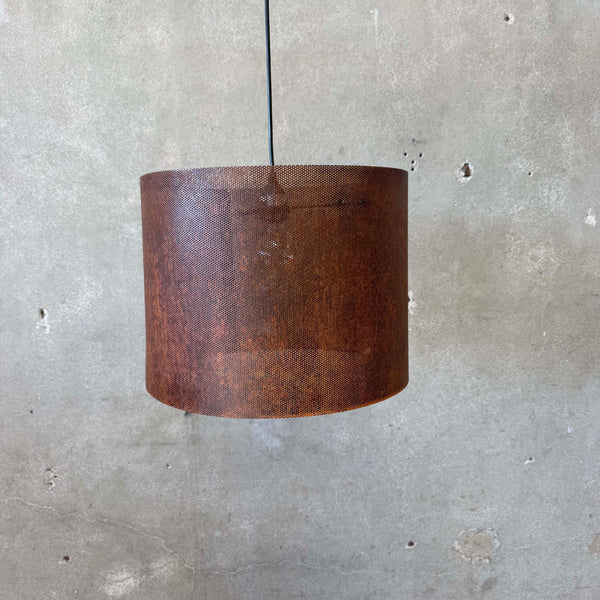 Industrial Corton Steel Perforated & Drum Pendant Lamp