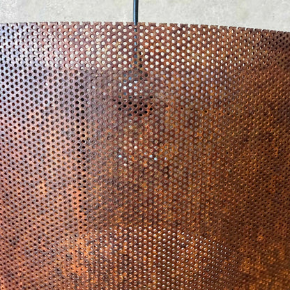 Industrial Corton Steel Perforated & Drum Pendant Lamp