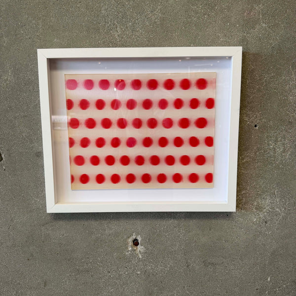 1960's Lenticular Red Dots