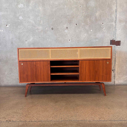 Walnut Sound Bar Entertainment Console Hand Built By Pete Deeble Furniture