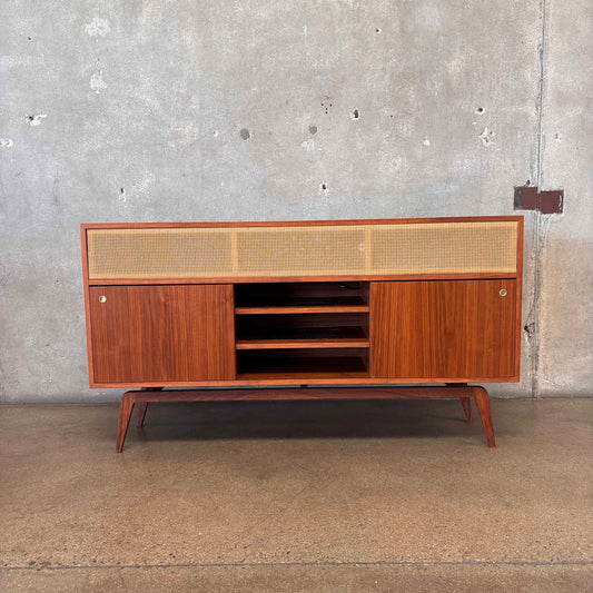 Walnut Sound Bar Entertainment Console Hand Built By Pete Deeble Furniture