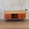 Walnut Sound Bar Entertainment Console Hand Built By Pete Deeble Furniture Product Image