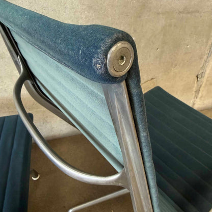 Vintage Herman Miller Aluminum Group Lounge Chair & Ottoman