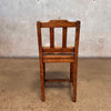 Vintage Mission Style Oak Vanity Chair With Removeable Drop-in Seat Product Image