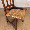 Vintage Mission Style Oak Vanity Chair With Removeable Drop-in Seat Product Image