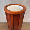 Vintage Victorian / Art Deco Style Fluted Column Torchiere Lamp Product Image