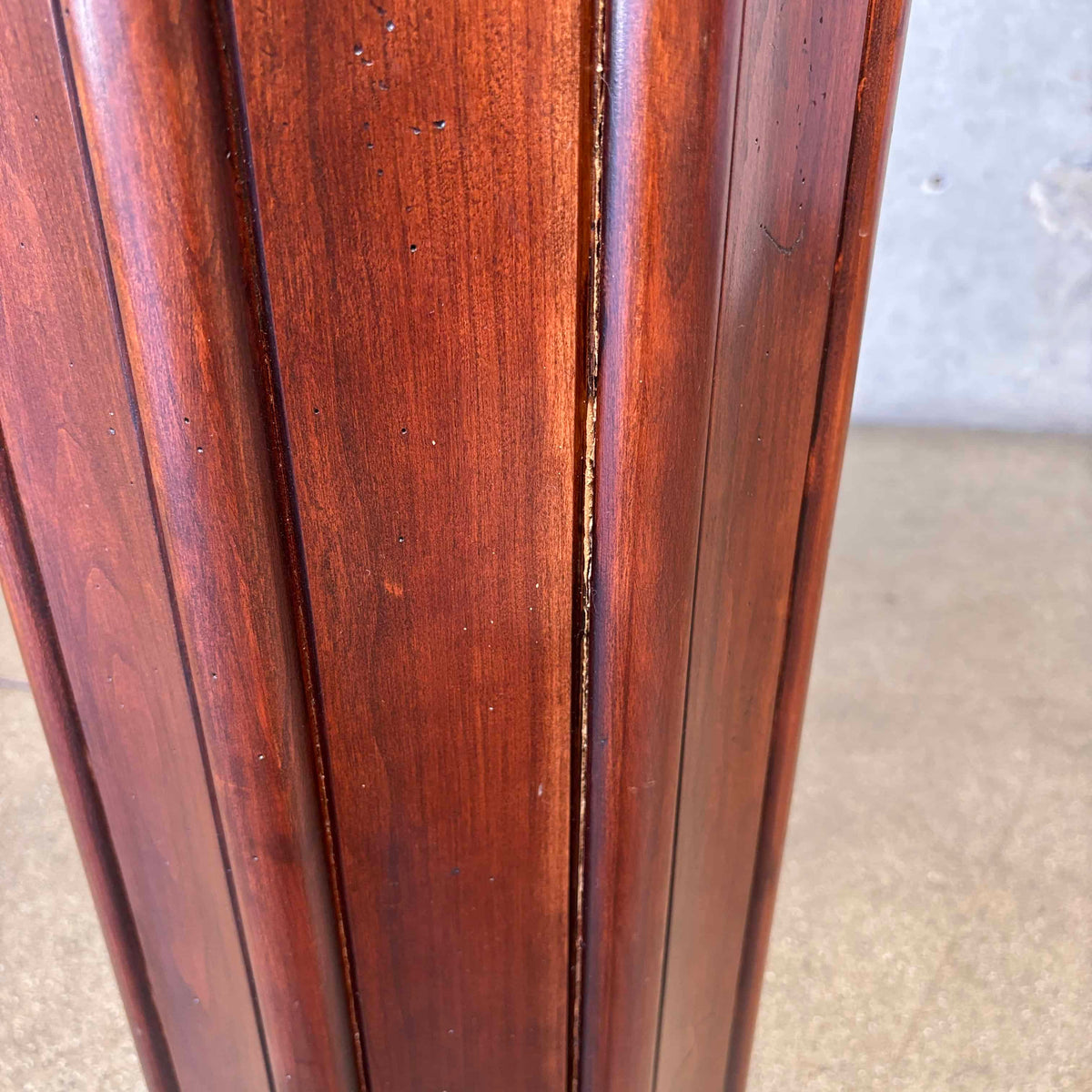 Vintage Victorian / Art Deco Style Fluted Column Torchiere Lamp
