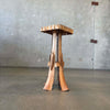 Early 1900's Mid Century Folk Art Pedestal Table Product Image