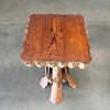 Early 1900's Mid Century Folk Art Pedestal Table Product Image