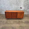 Mid Century Modern Tambour Door Credenza By Milo Baughman For Glenn of California Product Image