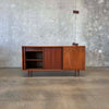 Mid Century Modern Tambour Door Credenza By Milo Baughman For Glenn of California Product Image