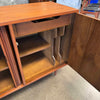 Mid Century Modern Tambour Door Credenza By Milo Baughman For Glenn of California Product Image