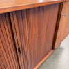 Mid Century Modern Tambour Door Credenza By Milo Baughman For Glenn of California Product Image