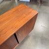 Mid Century Modern Tambour Door Credenza By Milo Baughman For Glenn of California Product Image
