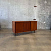 Mid Century Modern Tambour Door Credenza By Milo Baughman For Glenn of California Product Image