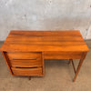 Mid Century Four Drawer Compact Desk By Furniture Guild California Product Image