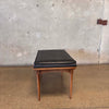Vintage Mid Century Modern Bench With Vinyl Cushion By Broyhill C. 1960s Product Image