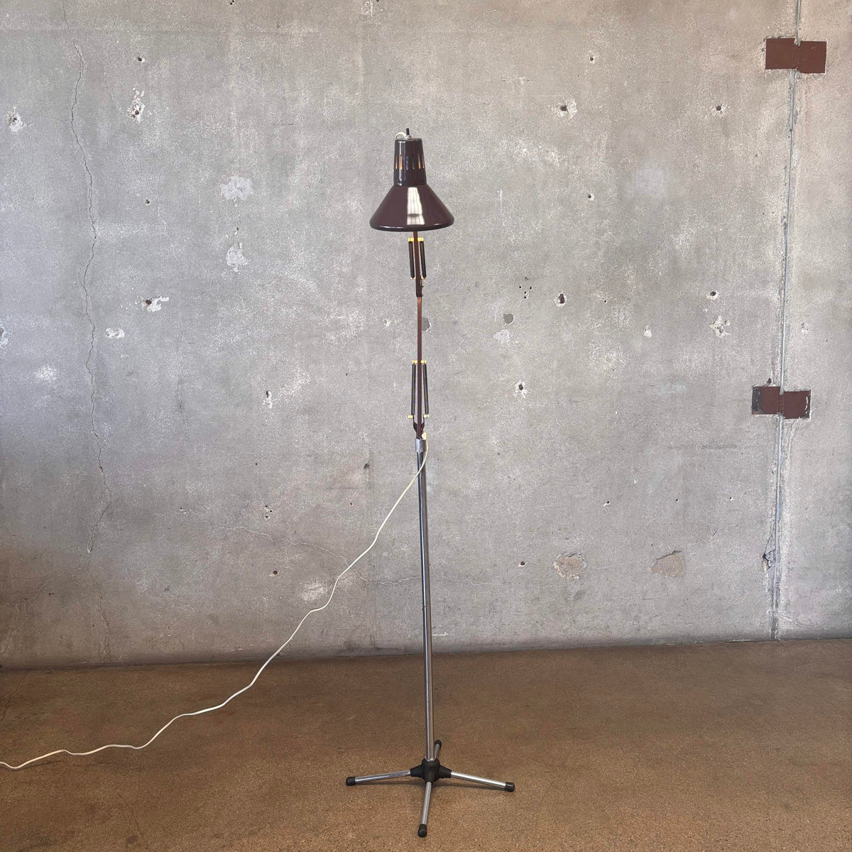 Vintage Two-Part Articulating Floor Lamp