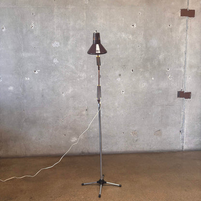 Vintage Two-Part Articulating Floor Lamp