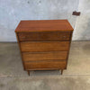 Mid Century Modern Highboy Dresser By Bassett Product Image