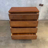 Mid Century Modern Highboy Dresser By Bassett Product Image