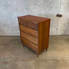 Mid Century Modern Highboy Dresser By Bassett Product Image