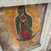 Vintage Oil On Board Painting Of La Virgen De Guadalupe Product Image